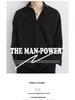 Men's Trendy Black Long Sleeve Korean Style Jacket - Spring/Autumn Casual White Shirt Alternative