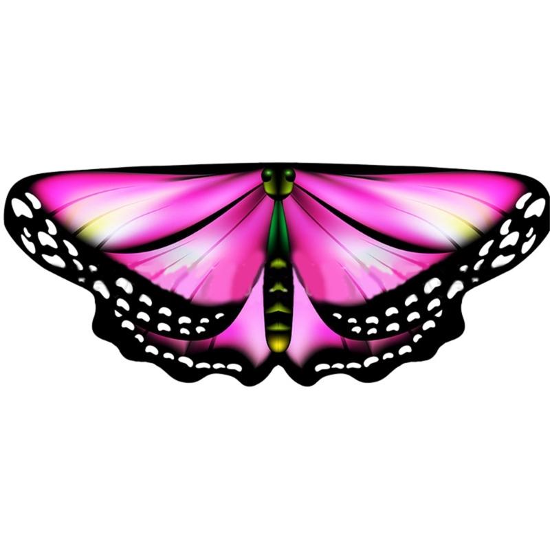 Boys Girls Shawl Butterfly Wing Dancing Party Photo Fairy Cosplay Accessory Christmas Halloween Dress up Cape Coverups