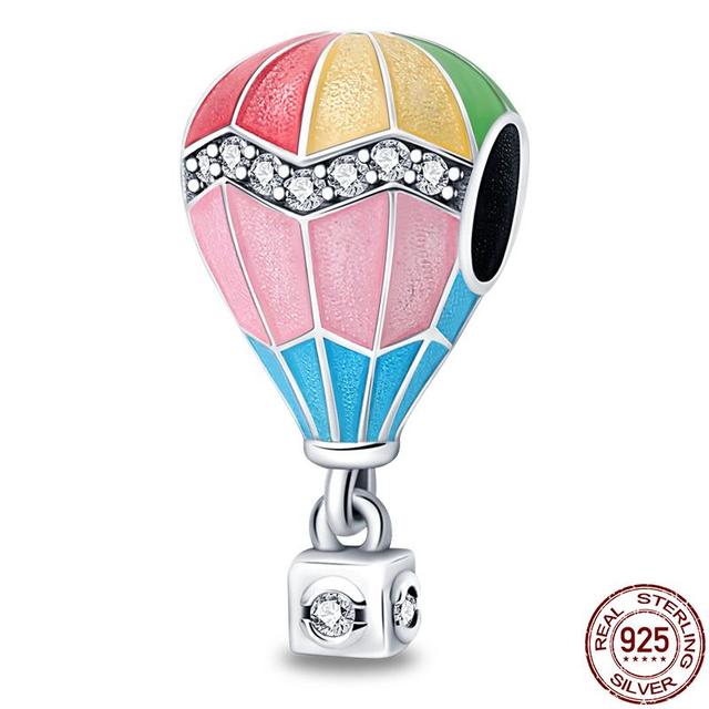 925 Sterling Silver Magic Color Chameleon Luminous Series Beads Suitable Fit Bracelet Charm Ms Jewelry Gift 
