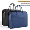 High-End Waterproof A4 Document Bag - Large Capacity Oxford Cloth Handbag for Business