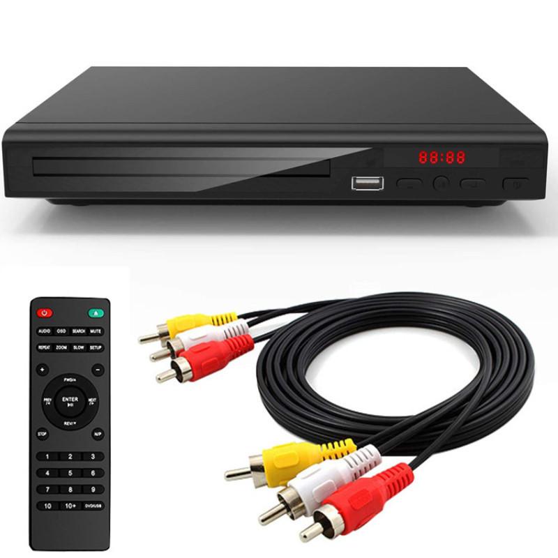 HD 1080P Household DVD Player Children's HD Eye Protection Mini CD Player Intelligent Dolby 5.1 Surround Sound VCD Machine