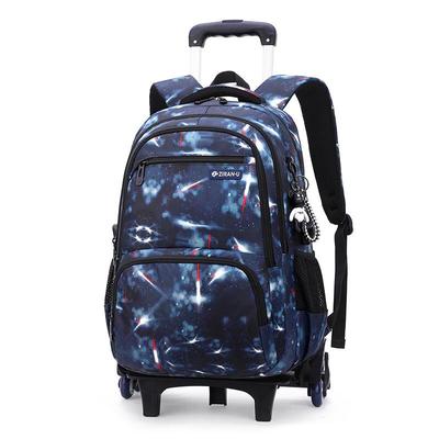 ZIRANYU Zaino Scolastico Rotolante per Bambini che Sale le Scale