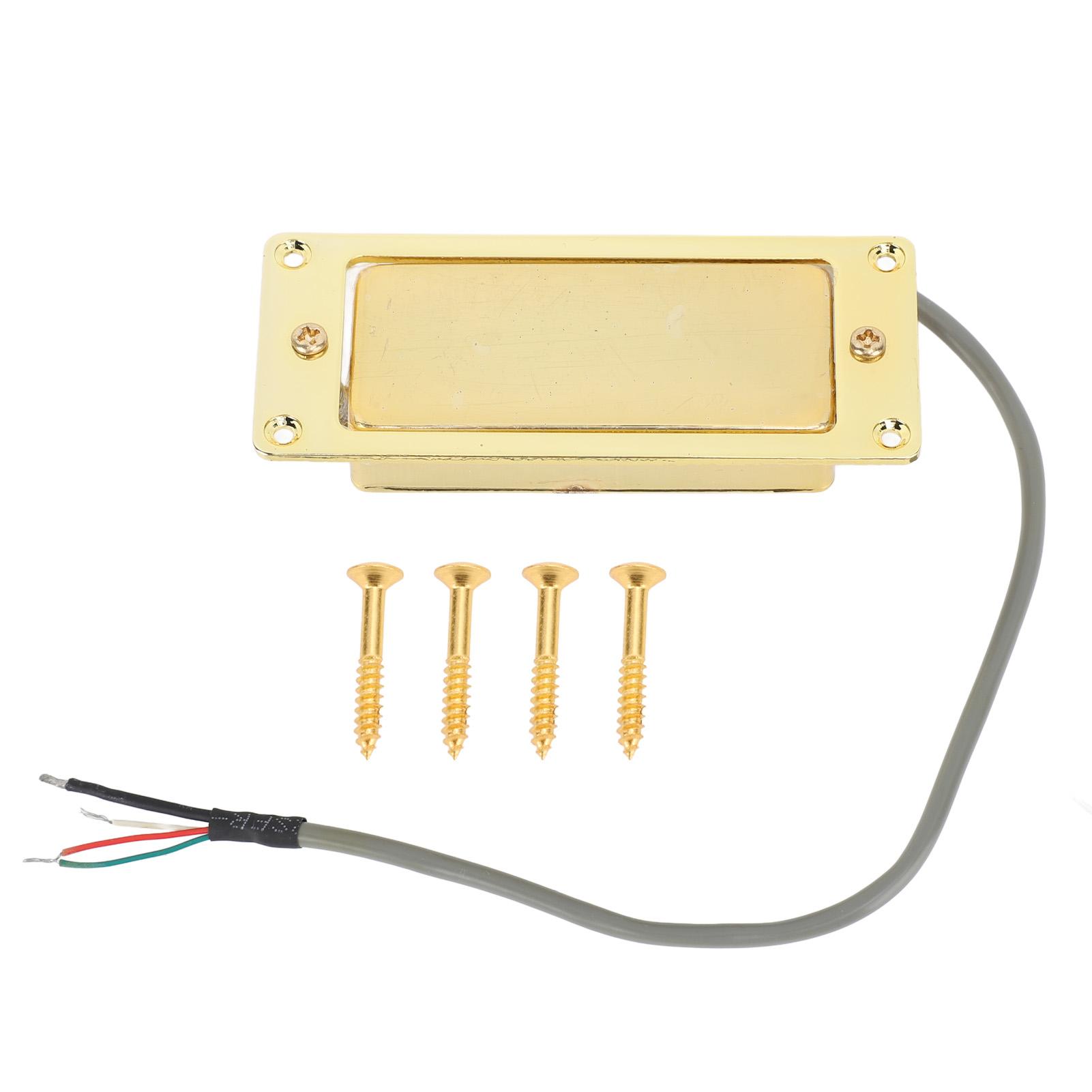 

Electric Guitar Pickup Mini 7.2k Resistance Double Coil Guitar Bridge Pickup for Practice