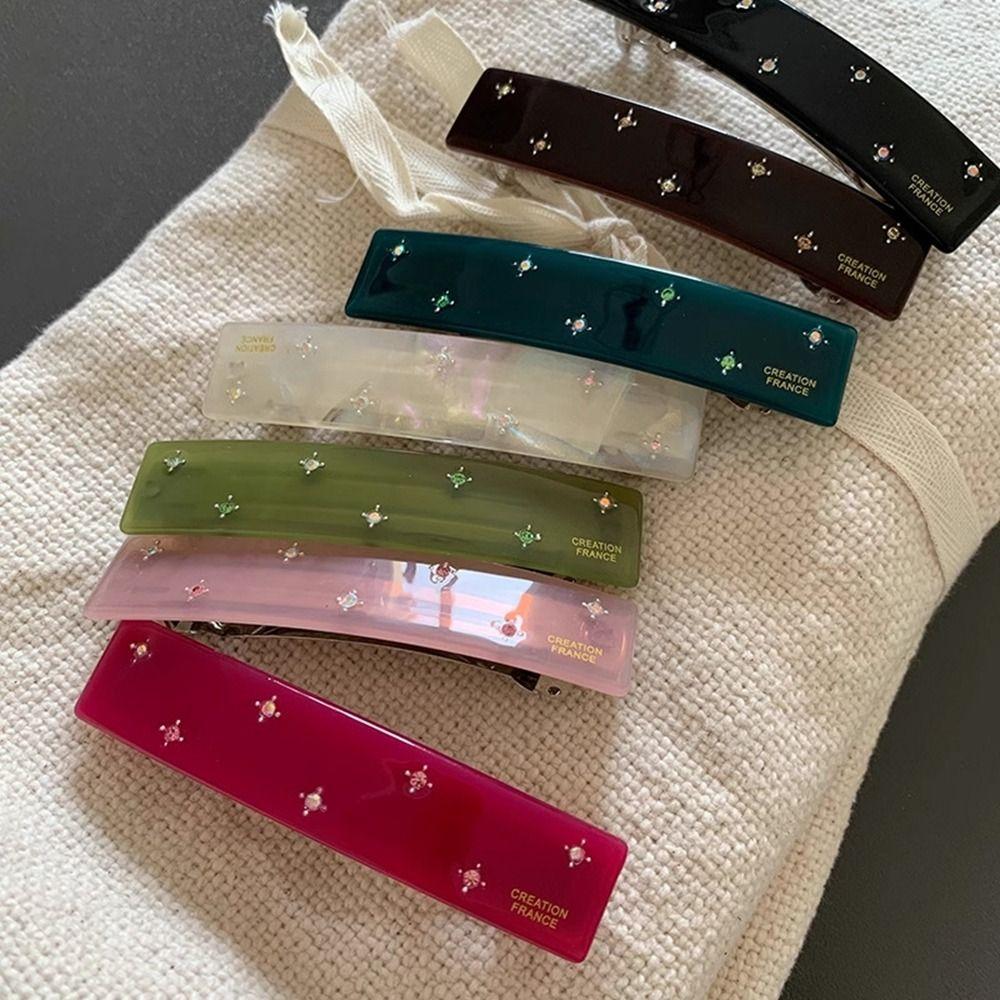 

Заколка для волос Acetic Acid Star Spring Clip Простая шпилька для женщин розовый