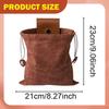 Canvas Drawstring Bag for Fruit Picking, Versatile, Attaches to A Belt, Ideal Picking