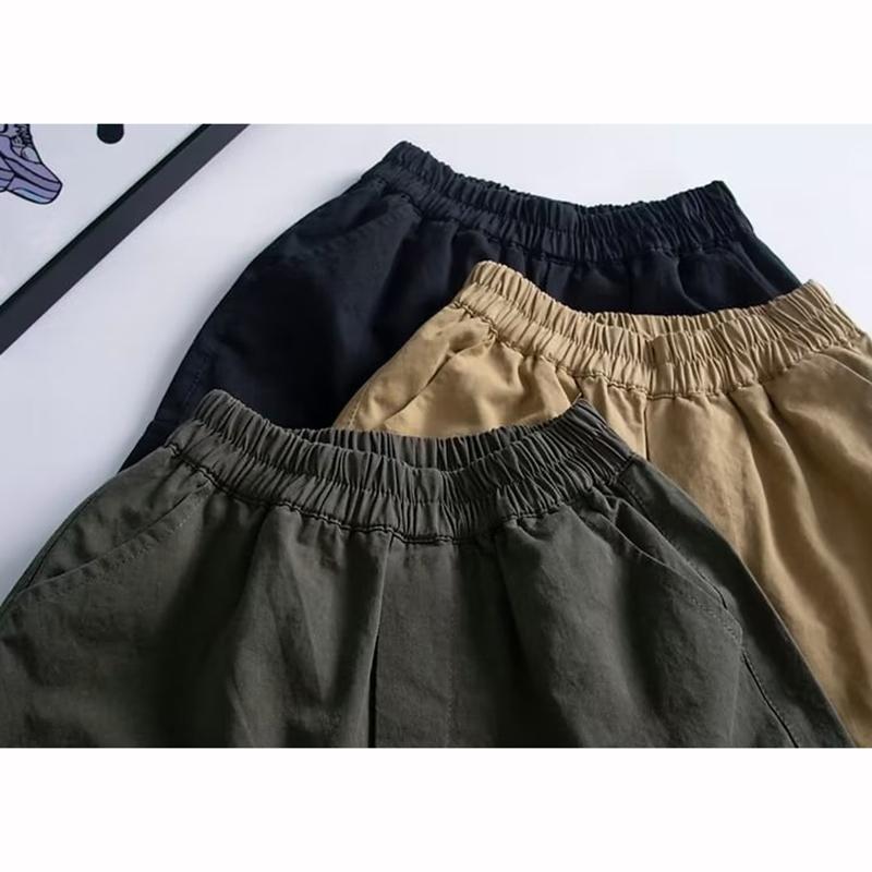 Boys Cargo Pants Spring Autumn Casual Long Style Trousers Kids Joggers Children Sport Outdoor Pants