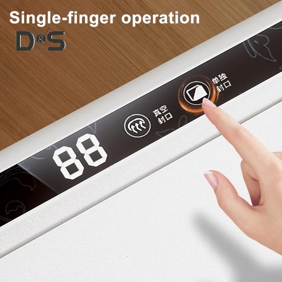 Food Vacuum Sealer Machine with Vacuum Bags Digital Display 60KPa Strong Suction Easy to Use Dry Wet Dual Use Vacuum Sealer