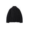 Black Pleats Work Jacket Cwjam25433bkx