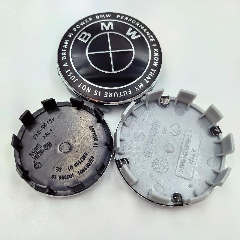Tappi Centrali per Cerchi BMW 56/68mm Compatibili con E46 E39 E60 E90 E53 E36 E30 E87 F10 F20 F30 X1 X3 X5 X6 X7 Accessori Auto