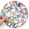51 Cute Cartoon Unicorn Rainbow Stickers: Waterproof Decor for Laptops, Suitcases, and Cars
