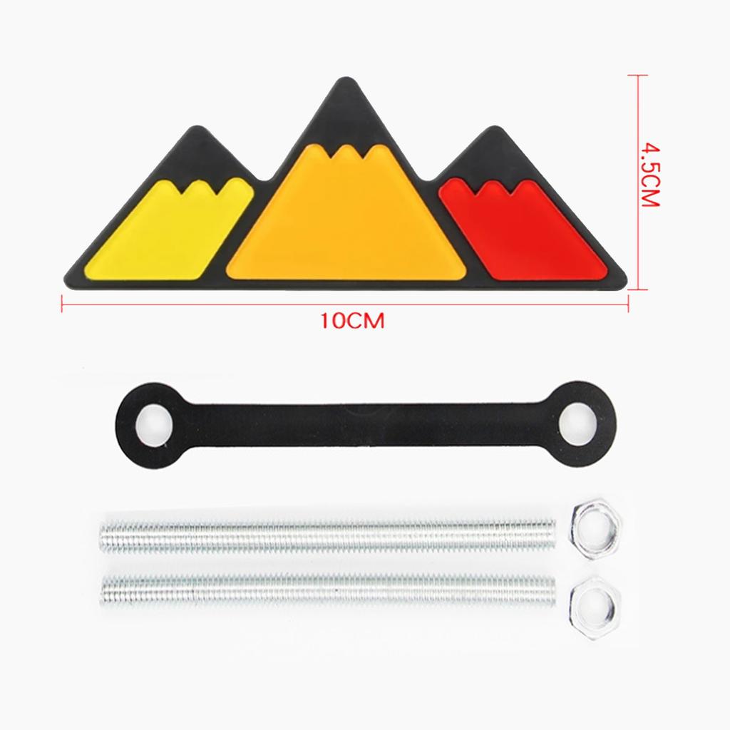 3 Colors Grille Badge Emblem For Toyota TRD Tundra 4Runner Tacoma Highlande Rav4 Strip Of Air Inlet Grille Auto Accessories