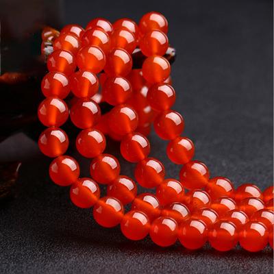 1 șuviță/lot 4 6 8 10 12 mm Agate roșii de cornalina Mărgele prețioase rotunde de cornalina Mărgele libere de cornalina pentru realizarea de bijuterii, bricolaj, colier, brățară