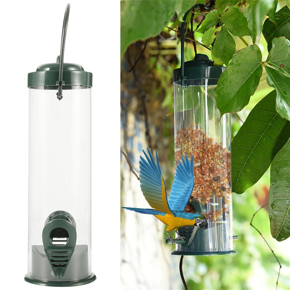 Hängendes Vogelfütterungswerkzeug, Gartenkoppel, Vogelfutterspender, Heimtierbedarf, Außendekoration, Wildvogelfutterspender, PVC-Rohr-Futterspender
