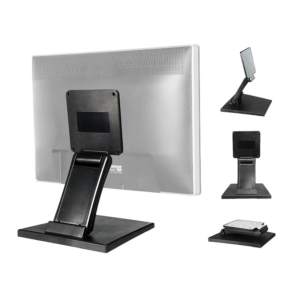 14-24" Desktop Monitor Holder with VESA Hole Folding TV Screen Stand Screen Mount Support Metal Bracket for Office Home School