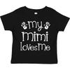 Inktastic My Mimi Loves Me Grandkids Toddler T-Shirt Childs Apparel Clothing Kid