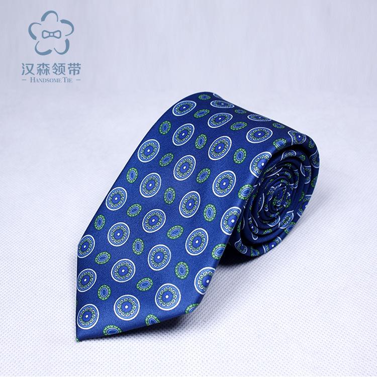 Wedding Red Tie Wedding Banquet Cashew Flower Print Polyester Men'S Professional Tie
