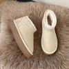 New Style Snow Boots, Women's Fleece Thickened Shoes, Anti-slip Cotton Shoes and Ankle Boots