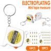 Mini Tape Measure Tape Measure Portable Small Household Measuring Tape Retractable Key Chain Tape Measure Mini Measuring Tools