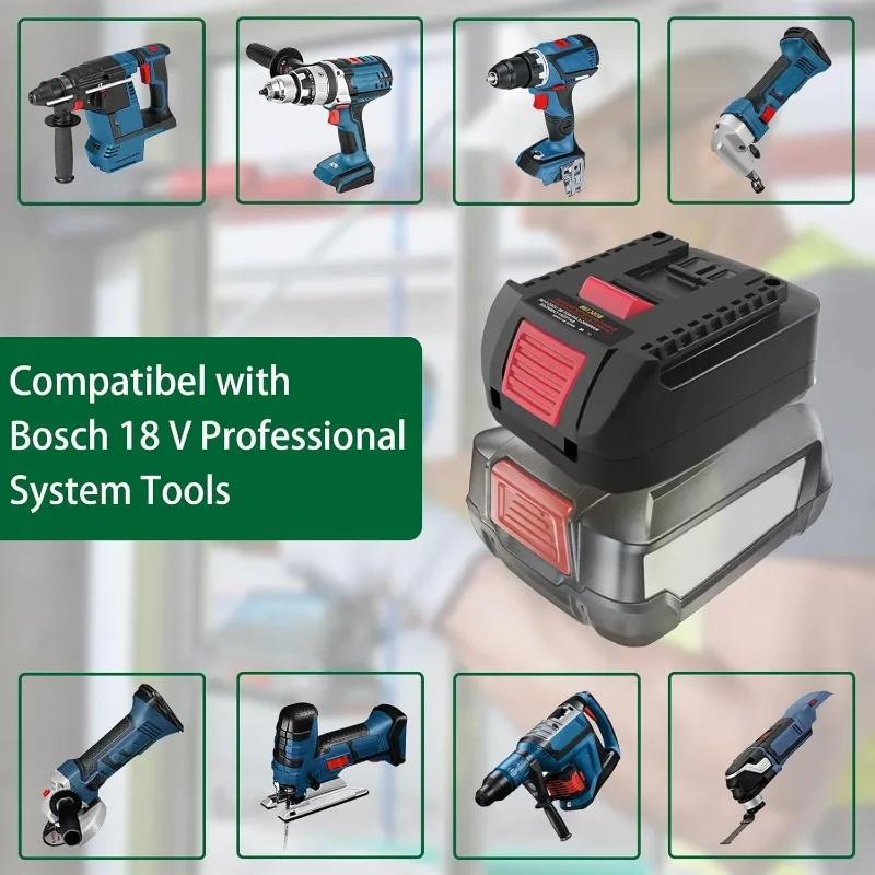Converter for Bosch 18V PBA Battery BOSC18BS Battery Adapter Convert To for Bosch 18V Battery Work for Bosch 18V GBA Power Tools