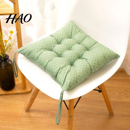 Comfortable Cushion for Tatami Mats Square Chair with Ties, Ultra Soft Seat Pad, Animal Flower Pads Kitchen Chairs Pattern, 15.75" X Dining