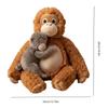 Cute Monkey Stuffed Animal Adorable Kawaii Plushies Hugging Toy Stuffed Doll Birthday Gifts Home Decor for Kids & Adults