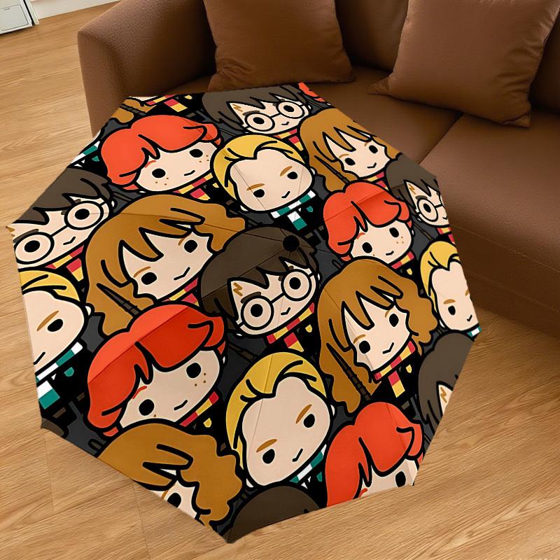 1PC Harry Potter Characters Umbrella-8-Rib Reinforced, Automatic Open, Lightweight & Durable, Cute Fashion Accessory for Outdoor, D2622