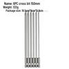 6-Piece 150mm Long Phillips Screwdriver Bit Set, PH1 & PH2, S2 Material