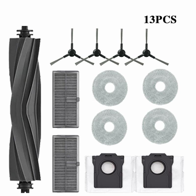 Dreame Mova E30 Ultra / Trouver E30 Ultra Robot Vacuums Cleaner Accesories Main Side Brush Hepa Filter Mop Cloths Dust Bag Spare