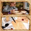 Retro Artistic Style Envelope & Letter Set - Self-Adhesive Invitation & Love Letter Papers