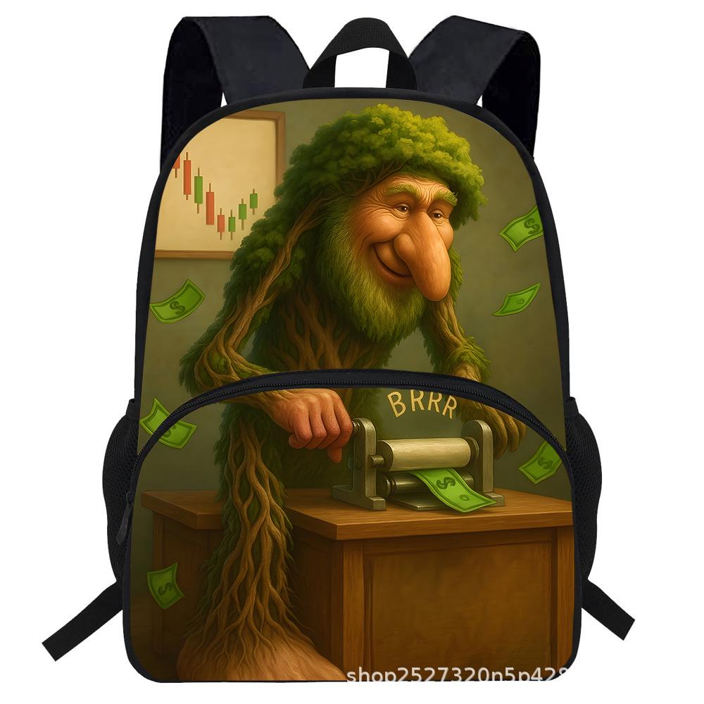 Stickman Italian Brainrot Backpack