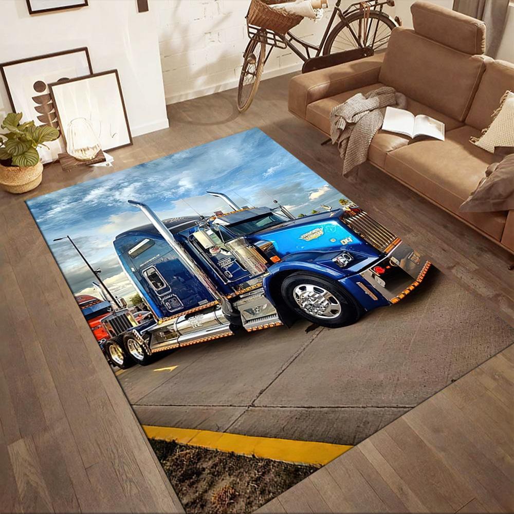 Kw Heavy Trucks Area Rug Perfect For Dormitory Foyer Dining Room Living Rooms Antislip Rug Office Home Decor