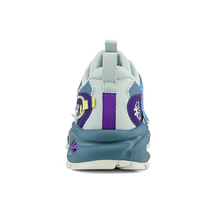 Kappa Retro Shock Absorbing Non-Slip Wear-Resistant Low-Top Dad Shoes Unisex Sneakers Blue Purple White K0BX5MM01D-124