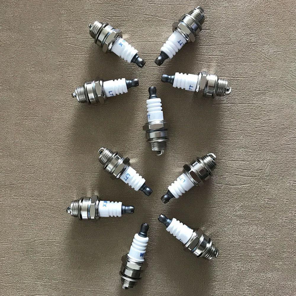 Buy 10pcs Spark Plugs for Champion CJ8 2 Stroke Lawnmower Whipper Snipper Blower at affordable