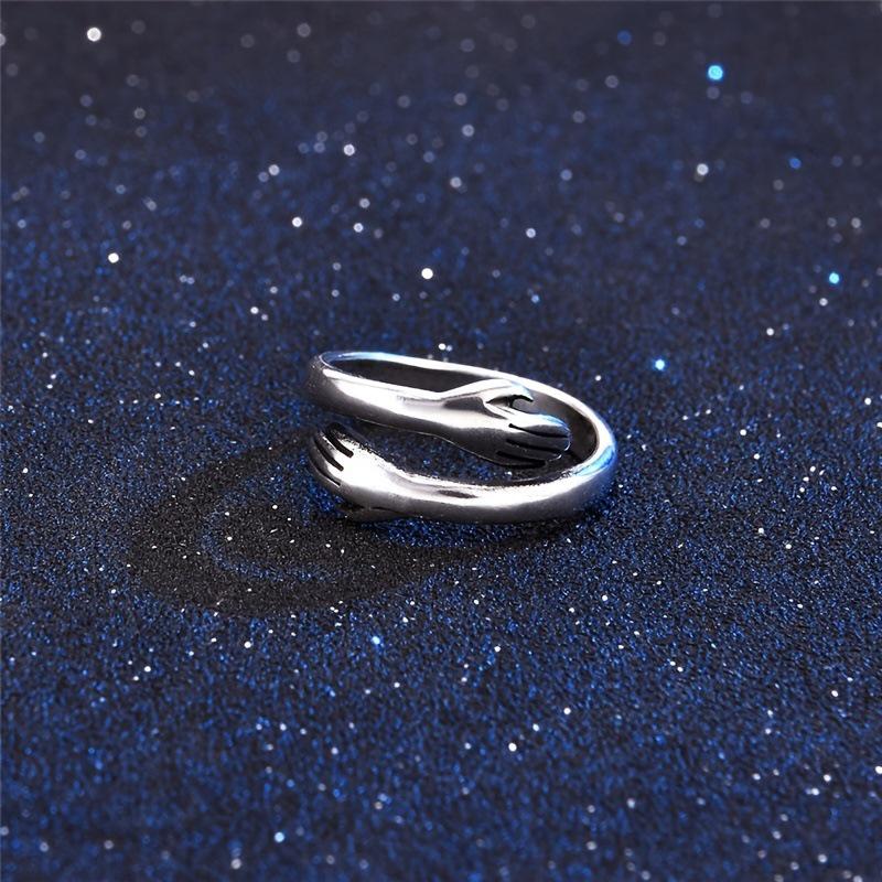 Trendy Stainless Steel Hugging Ring
