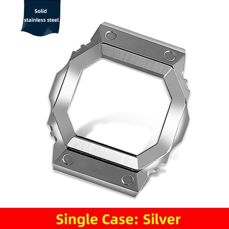Mod Kit GX56BB Case Strap For Casio G-SHOCK Big G Larg Square GX-56 GX-56BB GXW-56 Replace Stainless steel Bracelet Metal Bezel For GX-56BB