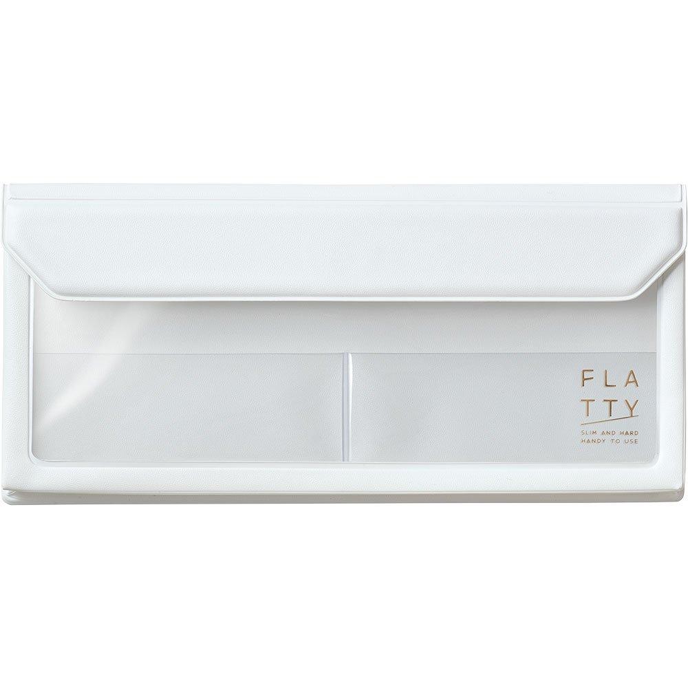 King Jim Flatty Pen Case Size White 5358 Shiro Bag-in-Bag белый