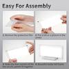 Desktop Banknote Display Frame Transparent Paper Currency Collection Stand For Collectors Ticket Protector Decor