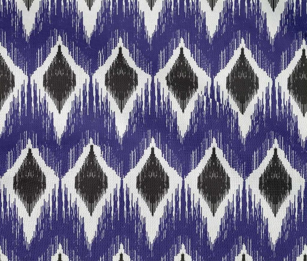 oneOone Tessuto Cotone Elasticizzato Stampa Geometrica Ikat Tessuto BTY Larghezza 40 Pollici