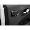 For Jeep Compass 17-2021 Glossy Black Rear Inner Door Speaker Sound Cover Trim