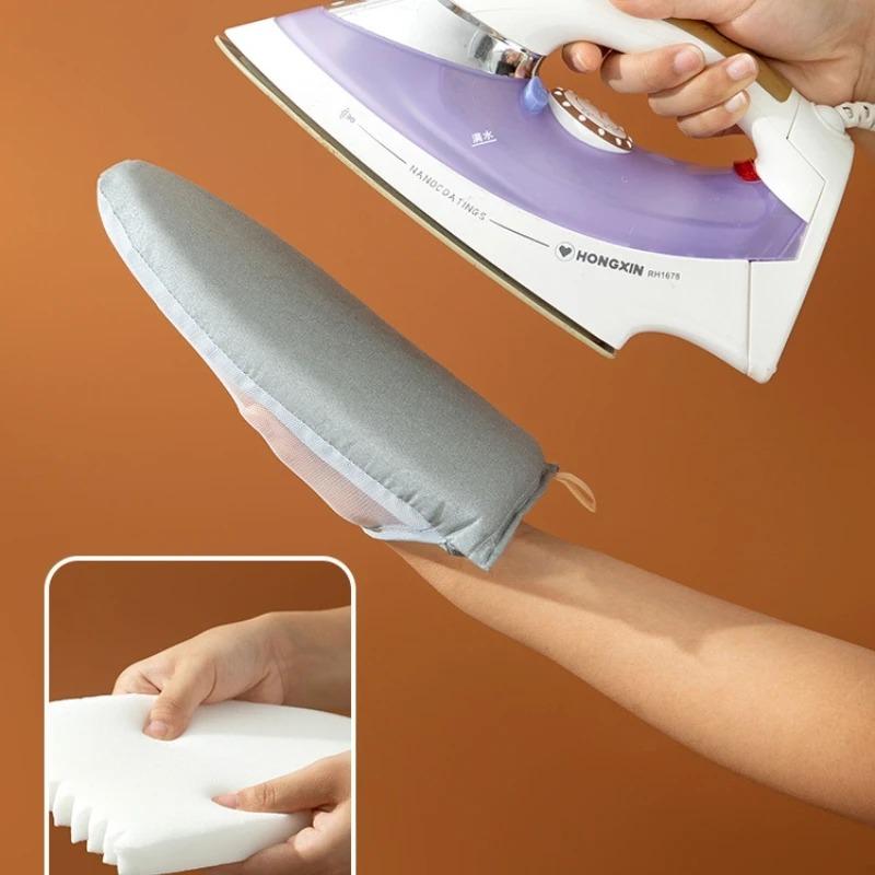 Mănuși Noi de Mână Rezistente la Căldură, Pad de Călcat, Mănușă de Călcat, Mănușă Impermeabilă Anti-Abur, Mănușă pentru Aburizator de Haine, Mănuși Portabile de Călcat