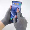 10pcs/5 pair Outdoor Sports Breathable Elastic Fingerless Gloves, Black & Gray, Ideal for All Seasons, Unisex Fingerless Gloves