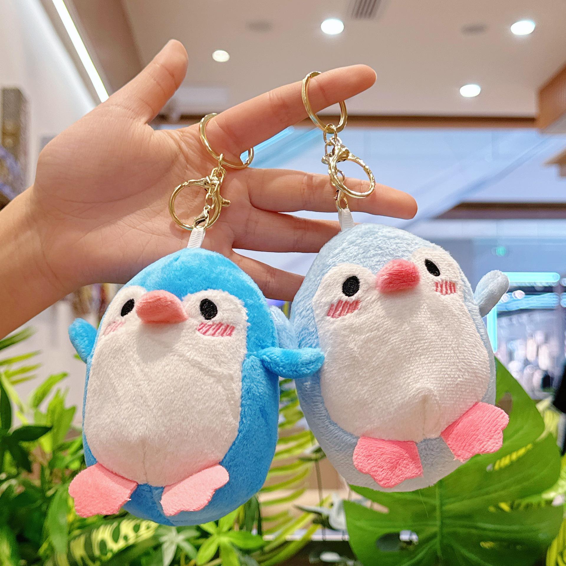 

Popular Big Penguin Plush Toy Doll & Keychain Gift Height 12cm