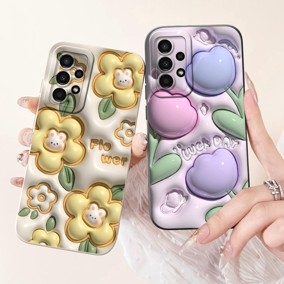 For Samsung Galaxy A23 Case SM-A235F Fashion Candy Painted Cover Full Protection Phone Case For Samsung A23 5G A236B Soft Fundas