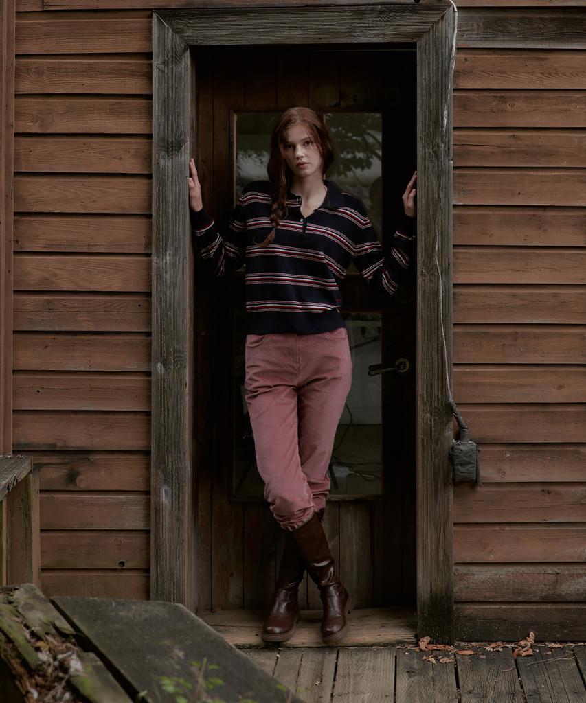 Seutyudioaenpaleukeu Corduroy Banding Pants_Pink