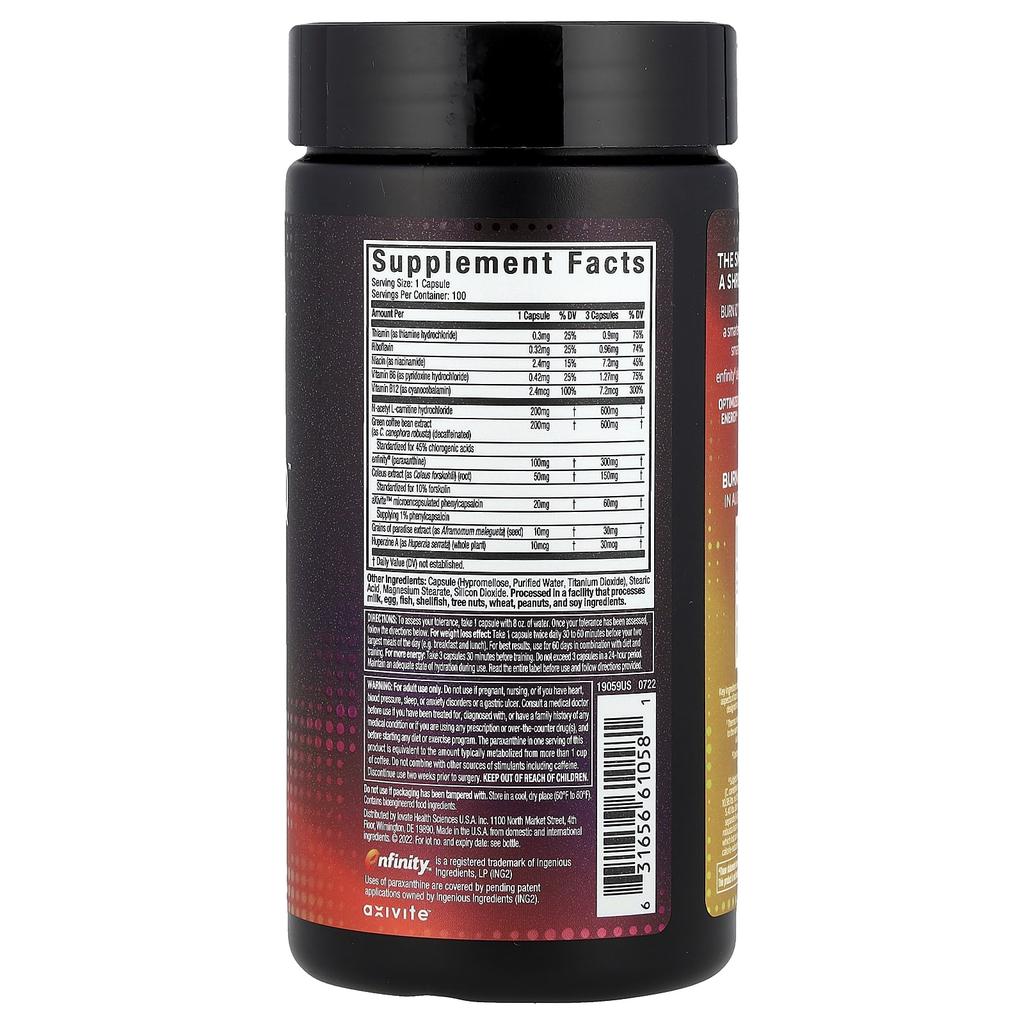 Burn Iq, Smart Thermo, 100 Capsules