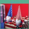 Unique Independence Day Decor Featuring Adorable Rudolph Gnome With Star Hat
