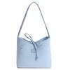 Summer new niche texture bucket bag women's versatile fashion underarm shoulder bag bow bag