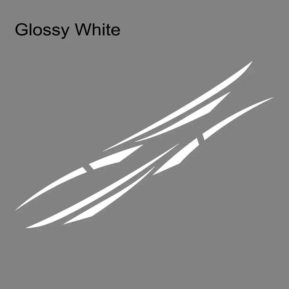 2PCS Car Door Side Skirt Stickers Stripes Styling Vinyl Decals Self-adhesive Auto Body Styling Decoration Stickers Accessories