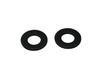 C.F.POSH 831690-08 Black SUS Flat Washer, M8, Pack of 2