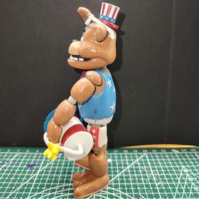 In Stock Merican Commemorative Edition 5 Inch Teddy Bear Articulated Action Figure Collectible Toy Collectors Doll